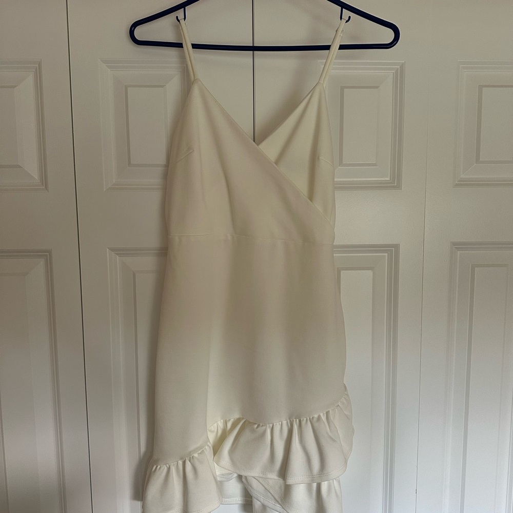 Lulu's Cream Sleeveless Dress